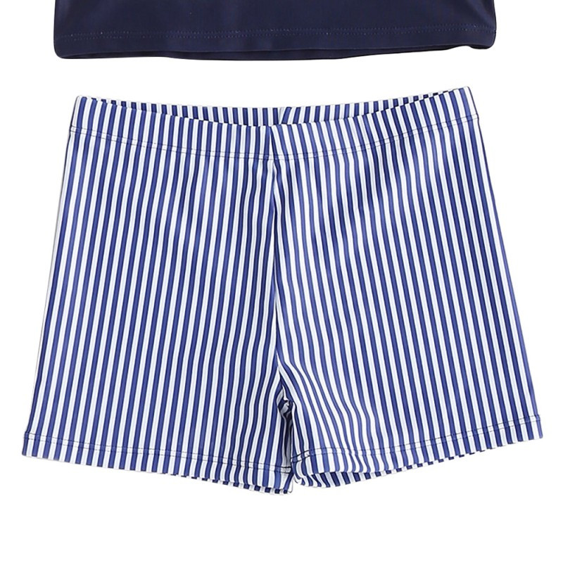 Costum de baie pentru copii mici, băieți, tricou cu mânecă scurtă cu imprimeu de desene scurte, haine, ținute, costum de baie pentru copii, îmbrăcăminte de plajă