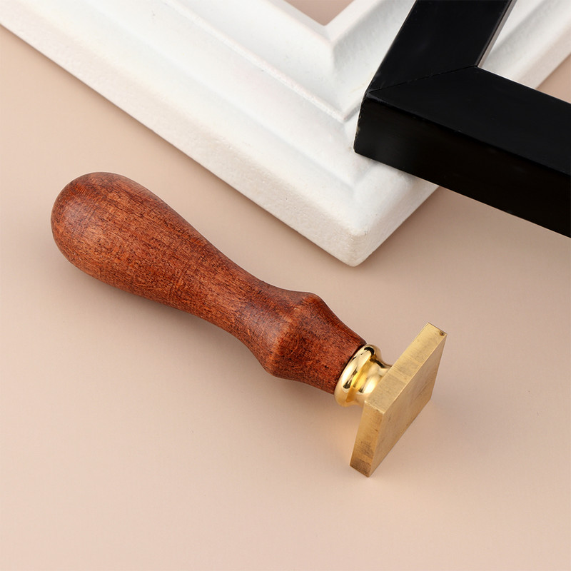 Koka vaska vara galvas metāla blīvējuma zīmogs Retro rožkoka roktura vaska zīmogs kāzu ielūguma Ziemassvētku kartīte albumam