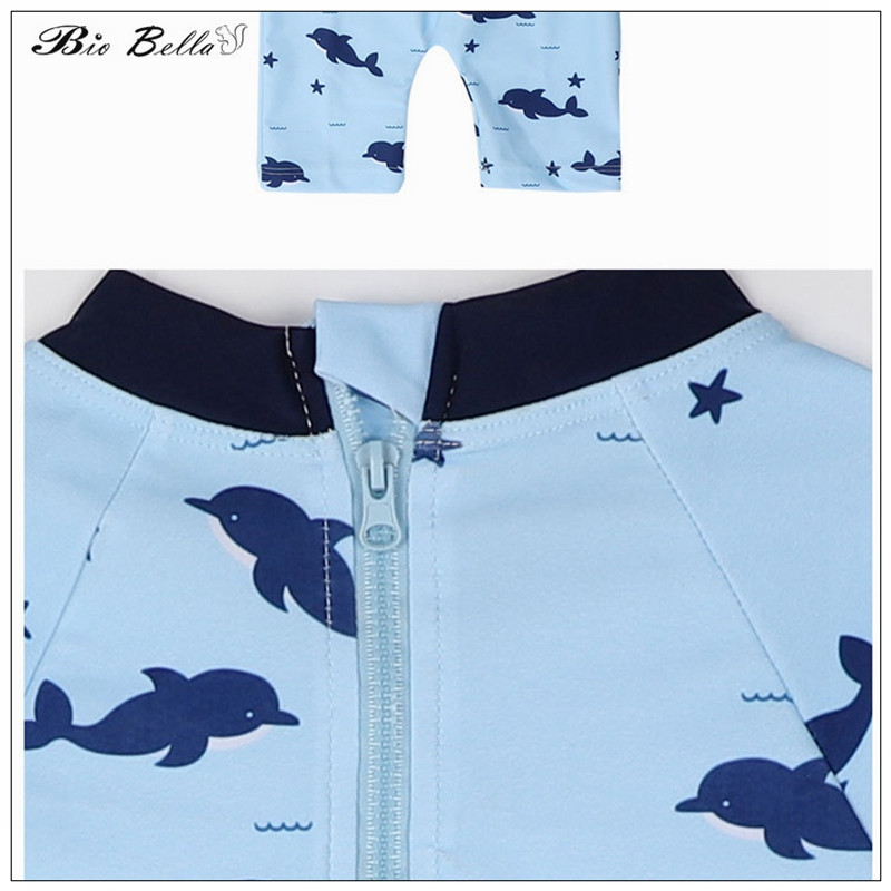 Baby Boy Whale Crtani kupaći kostimi Krema za sunčanje Dječaci Dječje ronilačko odijelo Punih rukava za plažu Jednodijelni Dječji dječaci 1-7 godina Dječji kupaći kostimi