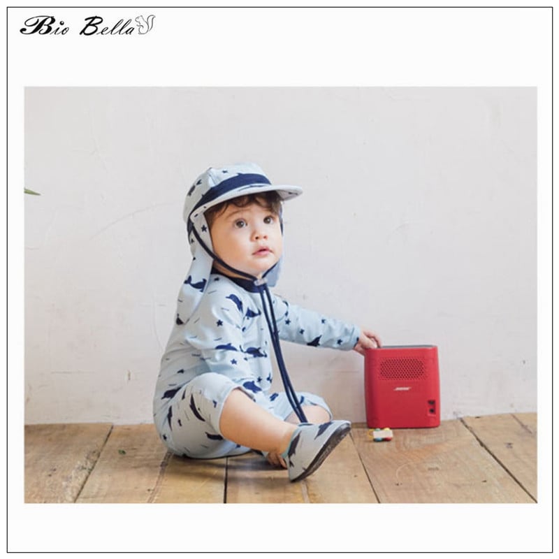 Baby Boy Whale Crtani kupaći kostimi Krema za sunčanje Dječaci Dječje ronilačko odijelo Punih rukava za plažu Jednodijelni Dječji dječaci 1-7 godina Dječji kupaći kostimi