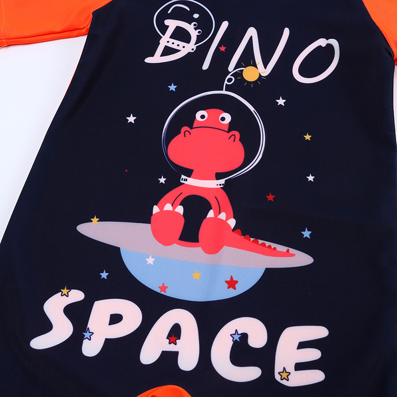 12M-8T Hot Sale Gyerek Kisfiúk Ruházat Egyrészes fürdőruha lánynak+Kalap Baba Dinoszaurusz Fürdőruha Bikini Jelmez Fürdőruha