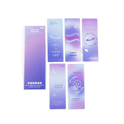 5kom Rush To Four Seasons oznake za knjige PET prozirni držač markera za stranice Sun & Moon Jedinstveni poklon za čitanje