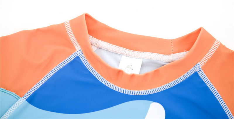 Kavkas Kids Boys Rash Guard komplekt Shark Animals Cartoon Printed 12M-8Y Baby Boys Beach Wear kalamustriga ujumiskostüümi komplekt