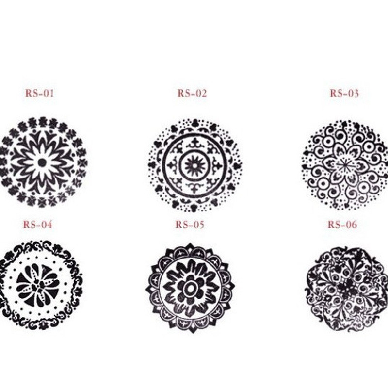 Mini vintage pits-lillemustriline tempel DIY puidust kummist templid õpilastele Scrapbooking märkmiku kujundusega kirjatarvete tempel