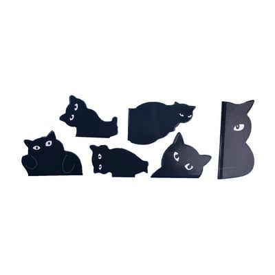 Kanceliarinės prekės Black Cat Students Gift Magnetinė žymė Knygos klipas Asmenybės puslapių žymėjimas