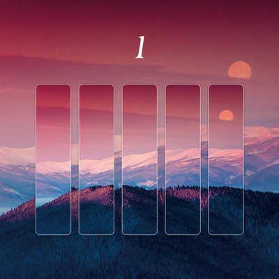 Mr.paper 8 Styles 5Pcs/bag Simple Landscape PVC Bookmark Creative INS Style Moon Student Reading Bookmark Školski pribor