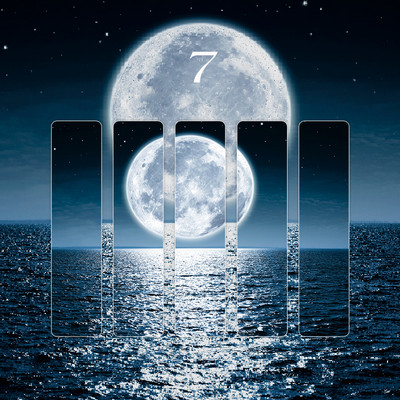 Mr.paper 8 Styles 5Pcs/bag Simple Landscape PVC Bookmark Creative INS Style Moon Student Reading Bookmark Školski pribor