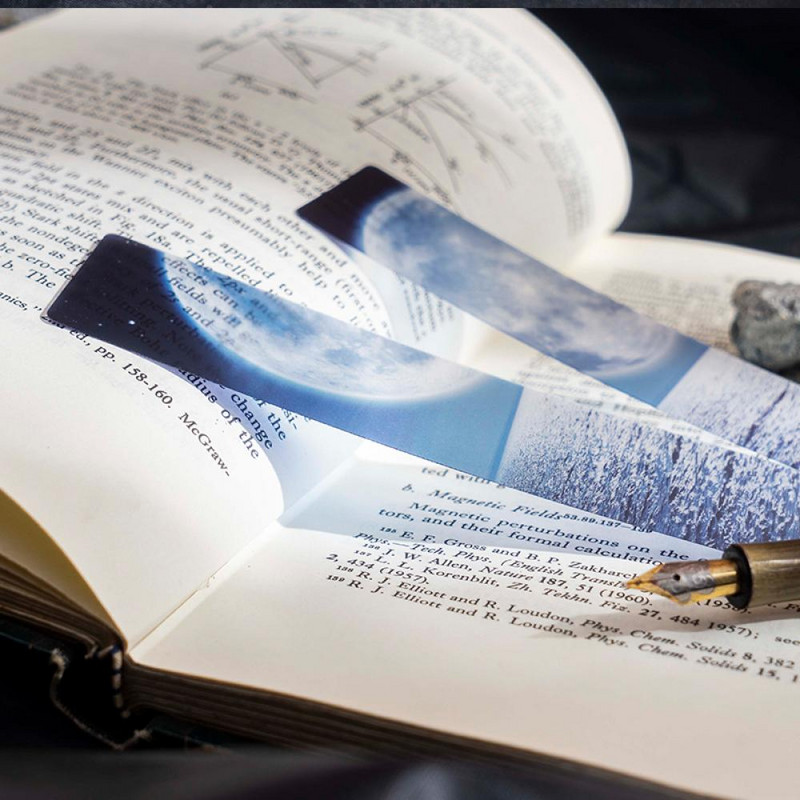 Mr.paper 8 Styles 5Pcs/bag Simple Landscape PVC Bookmark Creative INS Style Moon Student Reading Bookmark Školski pribor