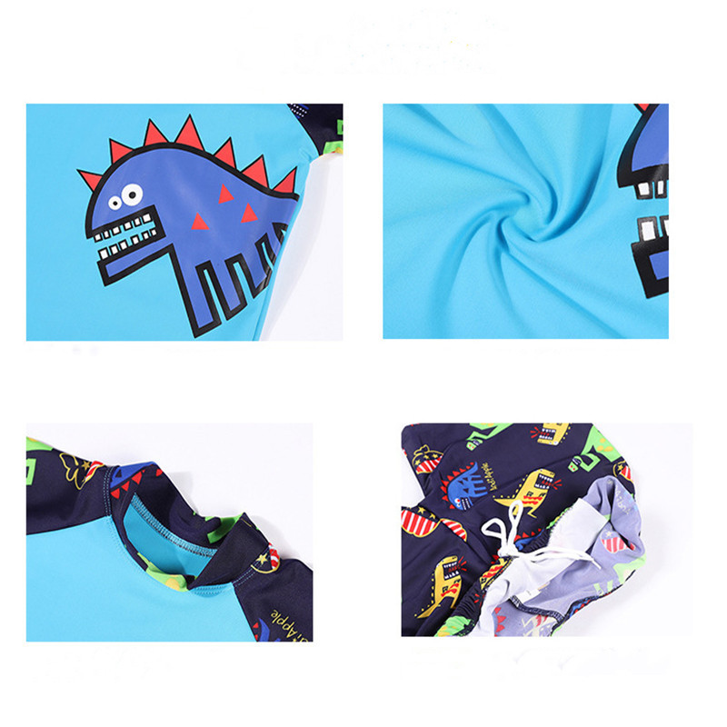 Dječji kupaći kostim za dječake, dječji kupaći kostim od 3 komada, dječji kupaći kostim za surfanje, dječja odjeća za surfanje, odjeća za plažu sa šeširom
