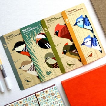 Creative Lovely Birds Magnet Bookmark Химикалка Магнитни отметки със специална форма Аксесоари за книги корейски канцеларски материали