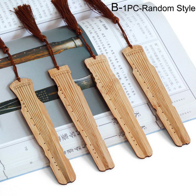 Chic suvenir dopisnica Poklon za studente Kineski stil Uredska mapa knjiga Drvena oznaka Isječak knjige Oznaka stranice