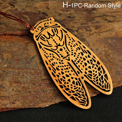 Chic suvenir dopisnica Poklon za studente Kineski stil Uredska mapa knjiga Drvena oznaka Isječak knjige Oznaka stranice