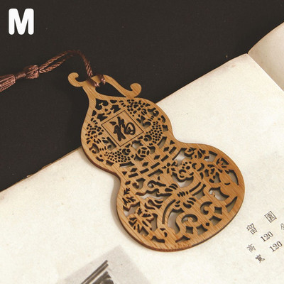 Chic suvenir dopisnica Poklon za studente Kineski stil Uredska mapa knjiga Drvena oznaka Isječak knjige Oznaka stranice