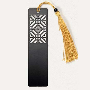 1 τεμ. ρετρό ορειχάλκινο κούφιο σελιδοδείκτη κινέζικου στυλ με μενταγιόν με φούντα Δημιουργικό δώρο για φίλους Φοιτητές Σχολικά είδη γραφικής ύλης