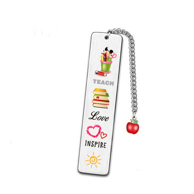 Kreativna oznaka, privjesak s resicama, metalna oznaka knjige, školski uredski pribor Prekrasna stranica knjige, oznaka, pribor za učenike G
