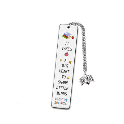 Kreativna oznaka, privjesak s resicama, metalna oznaka knjige, školski uredski pribor Prekrasna stranica knjige, oznaka, pribor za učenike G