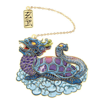 Új kínai stílusú retro mitikus könyvjelző bojtárral Kreatív fém üreges sárkánytigris könyvkapcs Diák ajándék irodaszerek