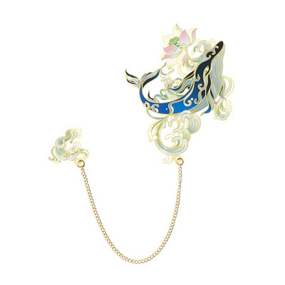 Mjedena knjižna oznaka u kineskom stilu Metalni privjesak s kićankama Isječak za knjigu Oslikana oznaka stranica Poklon za učenike Uredski pribor za školu