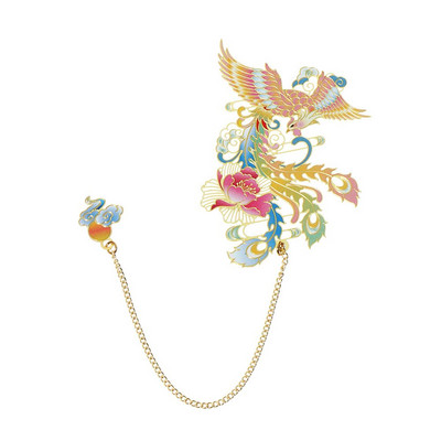 Mjedena knjižna oznaka u kineskom stilu Metalni privjesak s kićankama Isječak za knjigu Oslikana oznaka stranica Poklon za učenike Uredski pribor za školu