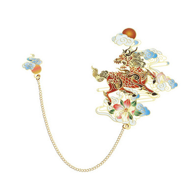 Mjedena knjižna oznaka u kineskom stilu Metalni privjesak s kićankama Isječak za knjigu Oslikana oznaka stranica Poklon za učenike Uredski pribor za školu