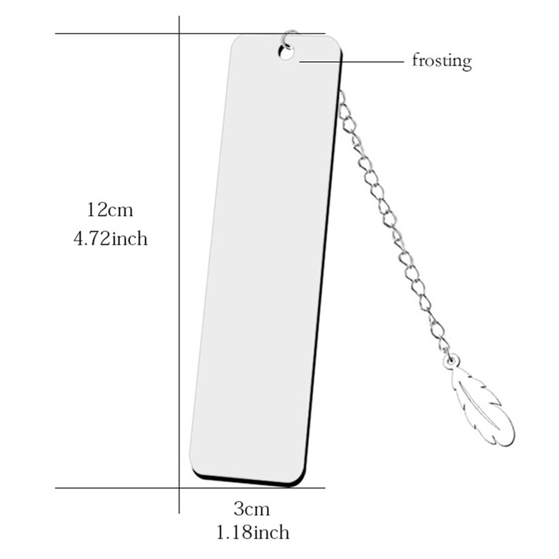 Rozsdamentes acél, fém lapos medál Könyvjelző Diákok tanári betűkkel Ajándékolvasás Könyvjelző Tanulási kellékek Tanárok napi ajándék