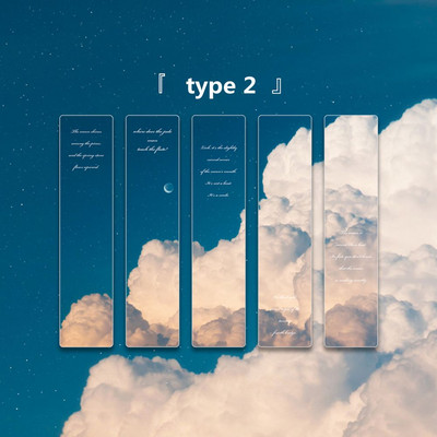 5PCS Galaxy Pattern Series Grāmatzīmes Ūdensnecaurlaidīgs lapas klipu lappušu marķieri Radošs grāmatu marķieru komplekts skolēnu skolas piederumiem