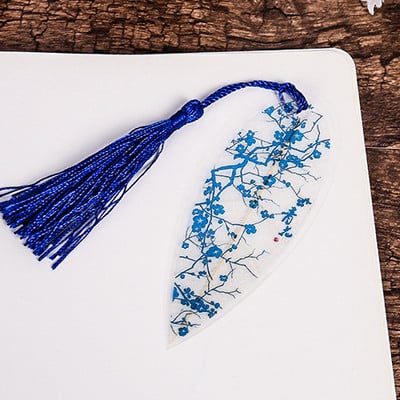 1kom Slatka klasična elegancija Kreativna oznaka s resicama Kineski vjetar Prirodni kolekcionarski predmeti Lišće vena Oznake oznaka Kreativna dopisnica