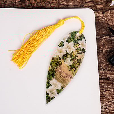 1kom Slatka klasična elegancija Kreativna oznaka s resicama Kineski vjetar Prirodni kolekcionarski predmeti Lišće vena Oznake oznaka Kreativna dopisnica