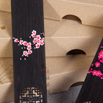 Китайски класически стил Цветна рисунка Plum Blossom Bookmark Ebony Hollow Creative Book Clip Ученически пособия Ученически канцеларски материали