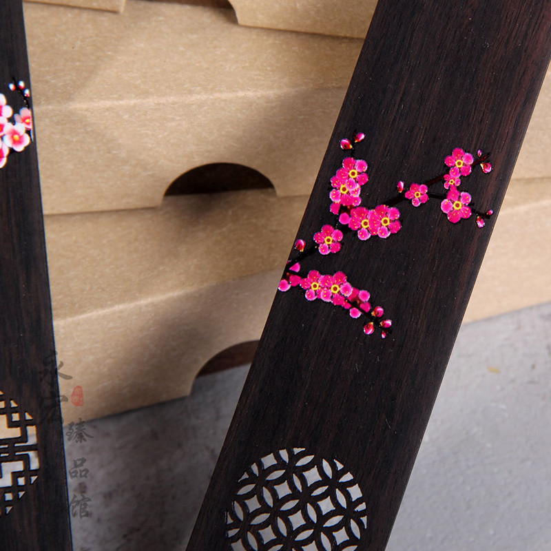 Kineski klasični stil Crtež u boji Plum Blossom Knjižna oznaka ebanovine Šuplja kreativna knjiga Isječak za učenike Školski pribor