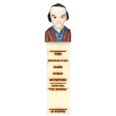 9,3 cm horor knjižne oznake dopolazna figura od smole Individualnost Ljubitelji knjiga Ručno izrezbarena figura Skulptura Poklon knjižna oznaka za Noć vještica