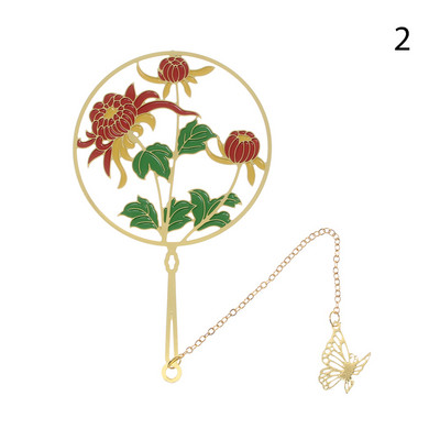 2020. Nova metalna mesingana knjižna oznaka u retro kineskom stilu, grupna oznaka u obliku lepeze s resicama, dopisnica, šuplji paun, panda, kopča za knjigu