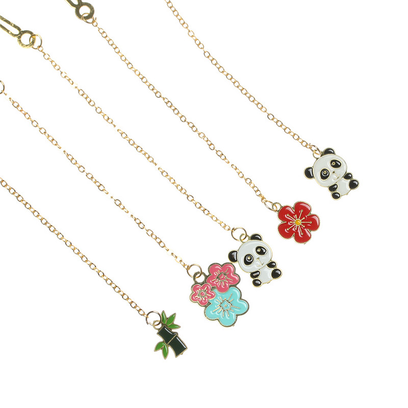 2020. Nova metalna mesingana knjižna oznaka u retro kineskom stilu, grupna oznaka u obliku lepeze s resicama, dopisnica, šuplji paun, panda, kopča za knjigu