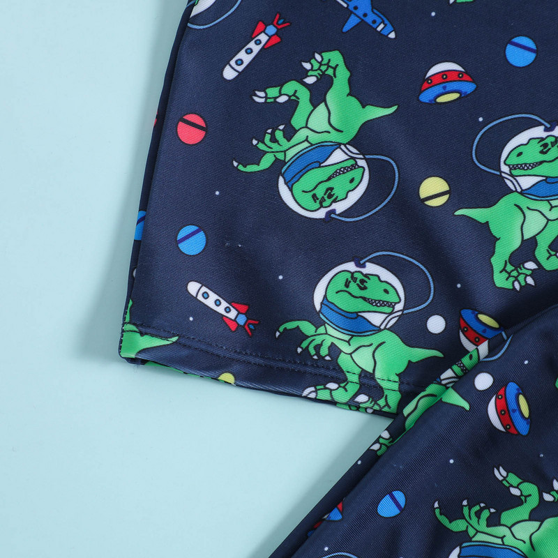 Ljetni dječji kupaći kostimi Dvodijelni kupaći kostimi za malu djecu Dječaci Djevojčice s printom crtanih dinosaura Brazilski kupaći kostimi Bikini kompleti