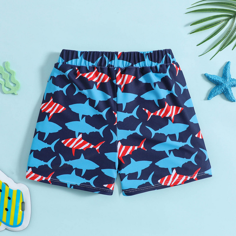 Kupaći kostimi za malu djecu Dječaci Kupaći kostimi Kupaći kostimi za dječake Otisnuti crtići Odjeća za plažu na vezanje Ljetne kratke hlače Brazilian New
