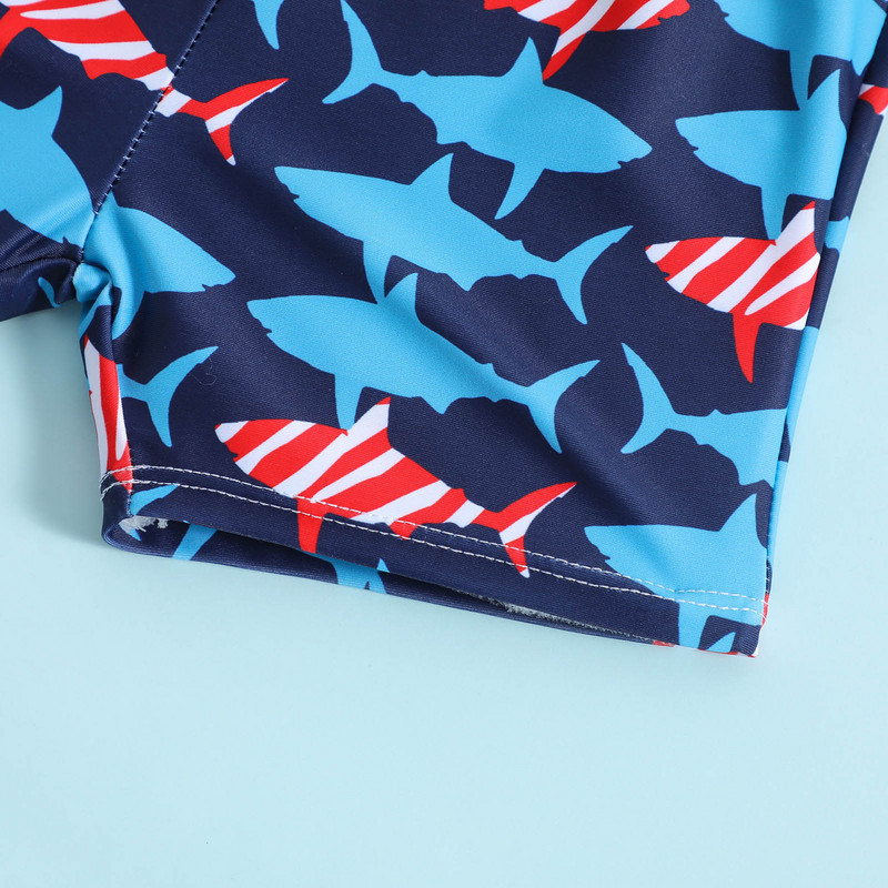 Kupaći kostimi za malu djecu Dječaci Kupaći kostimi Kupaći kostimi za dječake Otisnuti crtići Odjeća za plažu na vezanje Ljetne kratke hlače Brazilian New