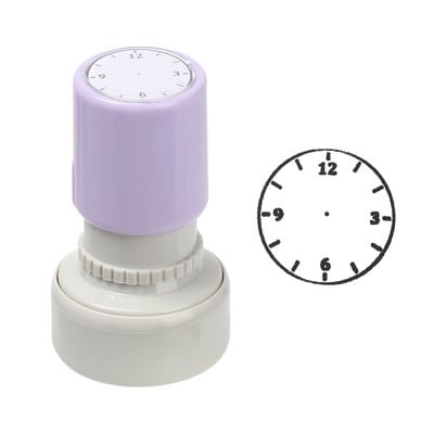 Mācību zīmogs Pulkstenis Zīmogs Mācību atpazīšana Pulkstenis Ciparnīca Bērnu Rotaļlieta Vairāku stilu Zila Sarkana Purpura Skolas piederumi Skolēnu rīks