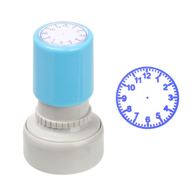 Mācību zīmogs Pulkstenis Zīmogs Mācību atpazīšana Pulkstenis Ciparnīca Bērnu Rotaļlieta Vairāku stilu Zila Sarkana Purpura Skolas piederumi Skolēnu rīks