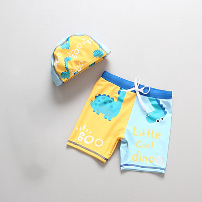 2023 Γράμμα για μωρά για μωρά σε εξωτερικούς χώρους Αθλητικά παιδικά μαγιό παραλίας Καλοκαιρινό σορτς μαγιό για αγόρι Καπέλο 2 τμχ Παιδικά μαγιό