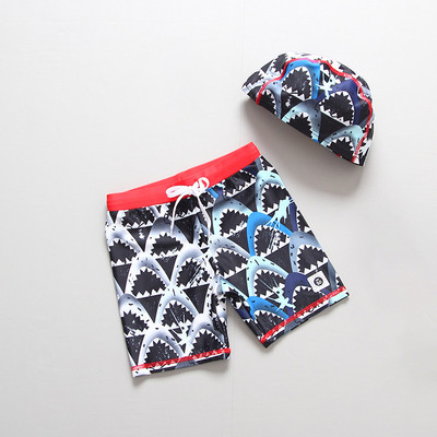 2023. Sportski dječji kupaći kostimi za plažu za vanjske prilike Slovo Odjeća za kupanje beba Ljetne kratke hlače za dječake Kapa 2 kom. Dječji kupaći kostimi