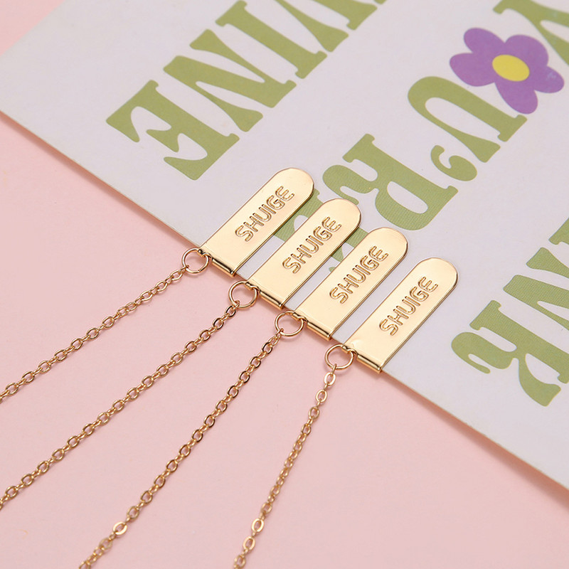 Snaigės metalo žymė Knygų puslapio laikiklis Marko puslapis Kawaii Kanceliarinės prekės mergaitėms Separador De Libro Mokyklinių reikmenų knygos ženklas