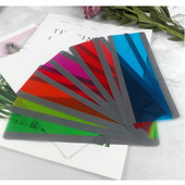 Plastična traka s oznakama za čitanje od 8 komada za učenike koji čitaju Pomoćna traka s istaknutim točkama Prikladna za osobe s disleksijom