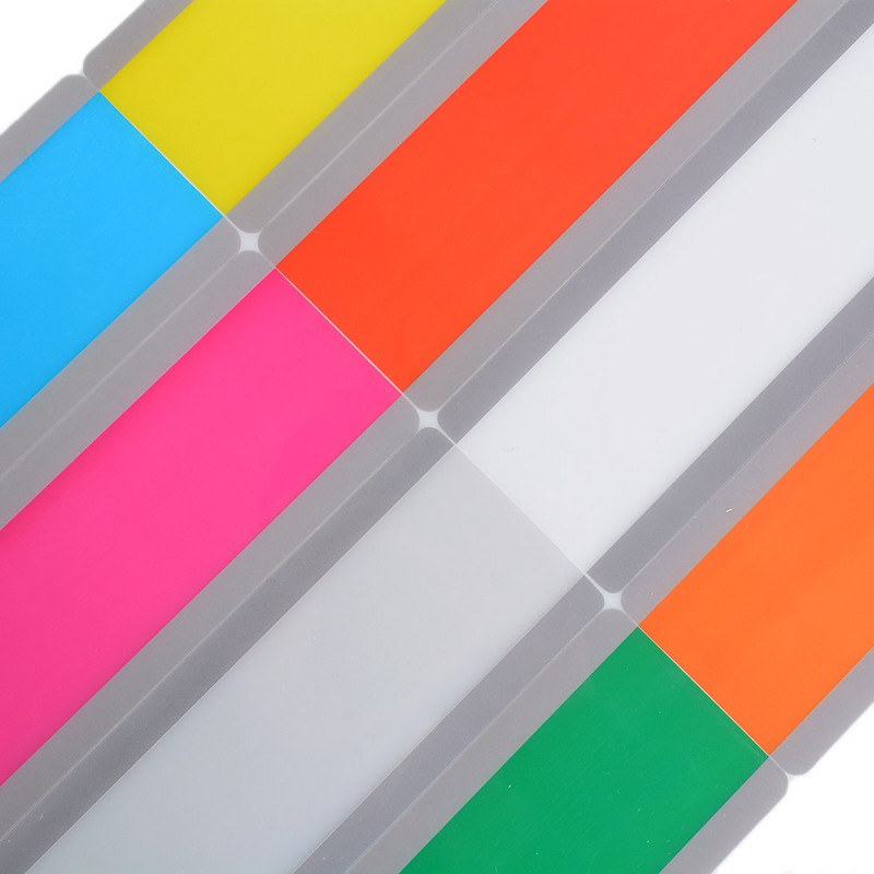 Plastična traka s oznakama za čitanje od 8 komada za učenike koji čitaju Pomoćna traka s istaknutim točkama Prikladna za osobe s disleksijom