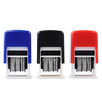 70*42*27 мм DIY Handle Account Date Stamps Stamping Mud Set Mini Self-Inking Stamps For Office Escolar Supplies Emboss stamp