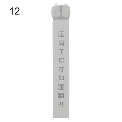 Loominguline 3D-stereojärjehoidja Multifilmi marker raamatuklipp Kawaii hai krokodill Lehekülgede järjehoidja Lastele kingitused kooli kirjatarbed