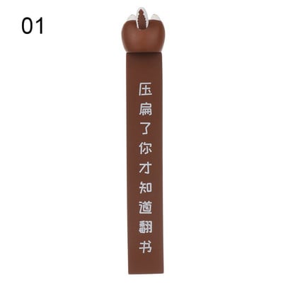 Loominguline 3D-stereojärjehoidja Multifilmi marker raamatuklipp Kawaii hai krokodill Lehekülgede järjehoidja Lastele kingitused kooli kirjatarbed