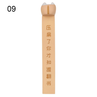 Loominguline 3D-stereojärjehoidja Multifilmi marker raamatuklipp Kawaii hai krokodill Lehekülgede järjehoidja Lastele kingitused kooli kirjatarbed