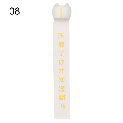 Loominguline 3D-stereojärjehoidja Multifilmi marker raamatuklipp Kawaii hai krokodill Lehekülgede järjehoidja Lastele kingitused kooli kirjatarbed