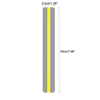 10 Pieces Reading Guide Strips Highlighter Colorful Overlays Προσθέστε σελιδοδείκτες Read Strips for Dyslexia People