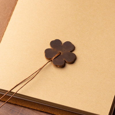 5 τεμάχια vintage Αναγνώστης γνήσιου δέρματος Προσθέστε σελιδοδείκτες φίλους Ρετρό Χειροποίητα Έγγραφα Ημερολόγιο Αξεσουάρ ημερολογίου με φύλλα σημειωματάριου